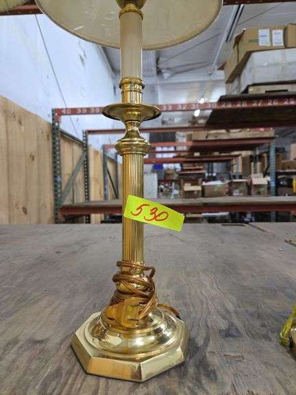 2 Brass Night Stand Lamps
