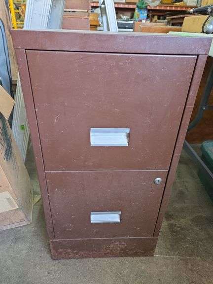 Metal 2 Drawer Filing Cabinet