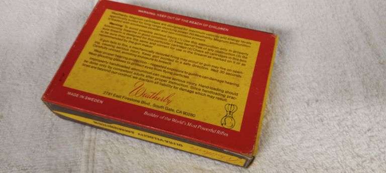 20 pcs 270 Weatherby Mag brass (old box)