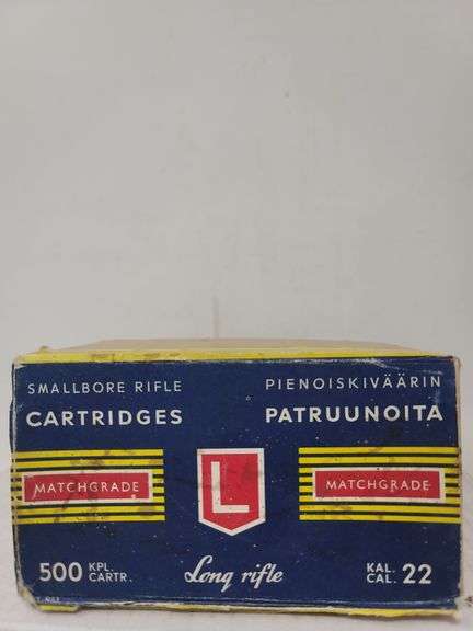 Empty Lapua 22 match box