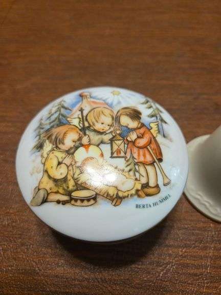 Goebel Bell - 2 Goebel Pins Goebel Trinket Box