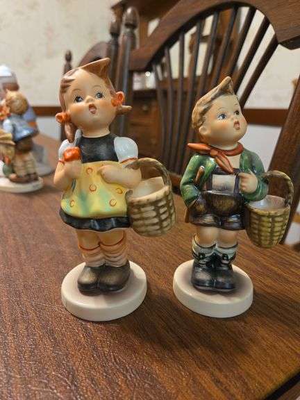 2 Goebel Figurines-Sister-Village Boy