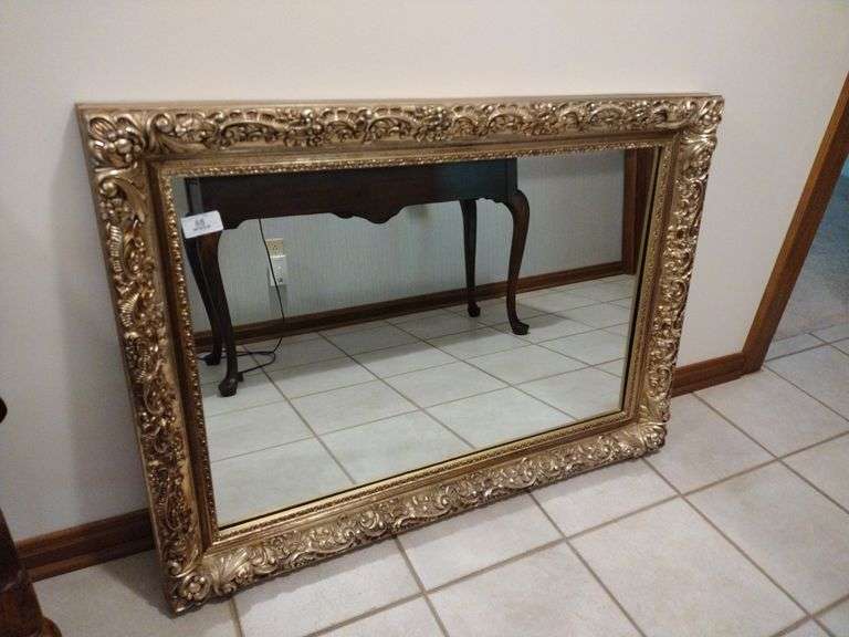 Framed (Plastic) Wall Mirror Approx 42"x31"