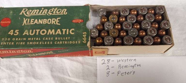 38 rnds 45 auto