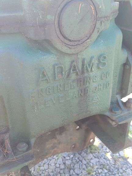 Large 1962 Adams Engineering Winch (will require Forklift to load)