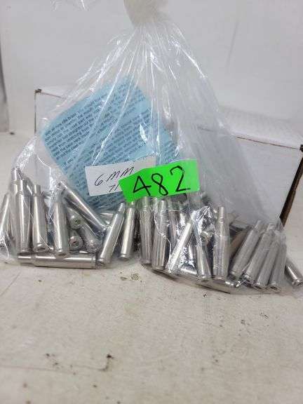71 pcs assorted 6mm nickel casings