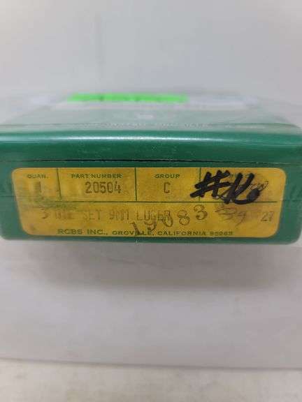 Vintage set (1965) RCBS 9mm Luger 3 die set