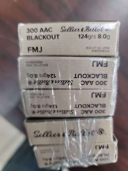 5-20 rnd box Sellier & Bellot 300 Blackout 124gr