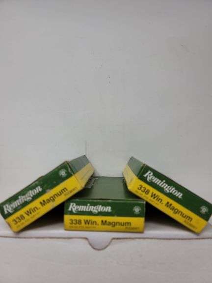 3-20 rnd  box Remington 338 Win Mag
