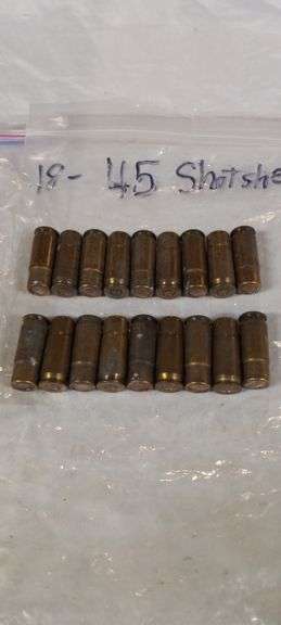 Assorted ammo (19-38 Spl blanks & 18-45 Shot shells)