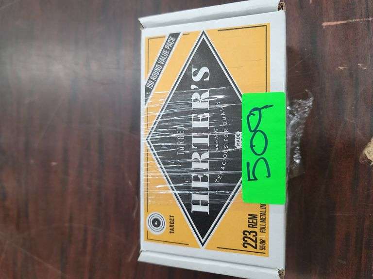 150 rnd box Herters 223 55gr FMJ