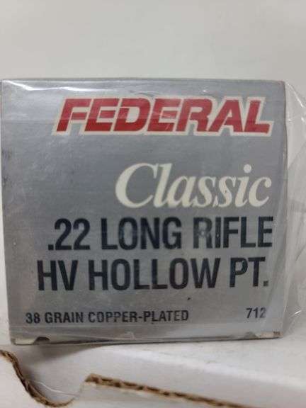 450 rounds Federal 22 lr HV-HP