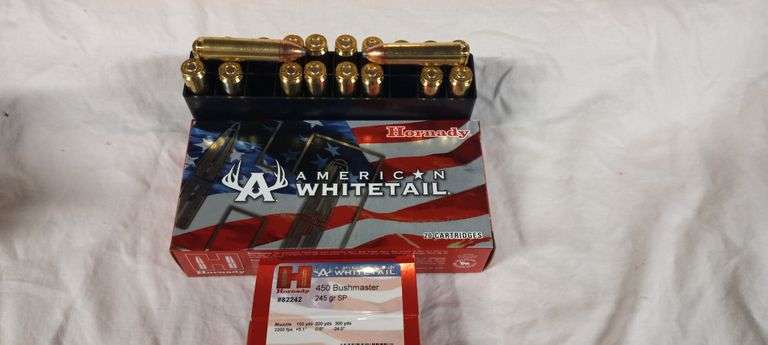 2-20 rnd box 450 Bushmaster 245gr SP