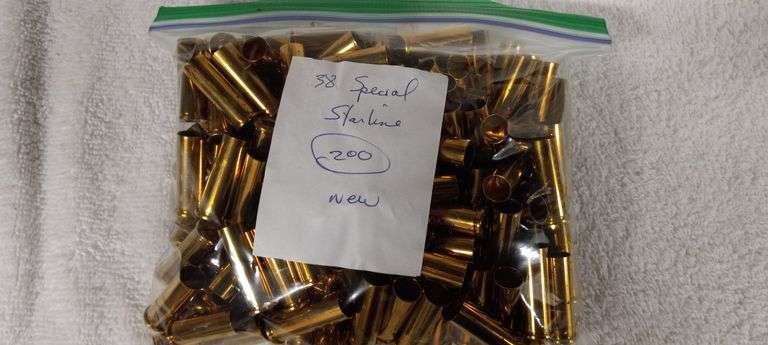 200 pcs New 38 spl brass