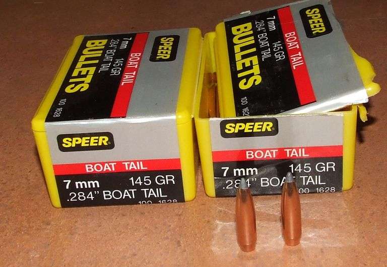 154 pcs Speer 7mm .284 Bullets