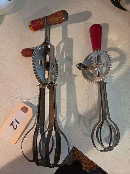 2 Vintage Hand Beaters