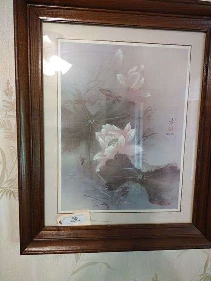 Framed Print By Hana Liu Approx 19"x23"