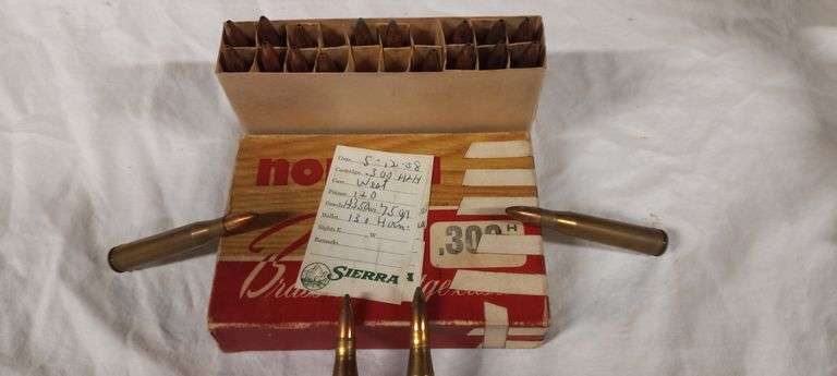20 rnd box 300 H&H Mag (16 HP and 4 SP)