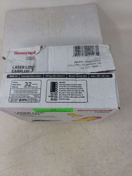 200 Pair Lazer Lite Earplugs (unopened)