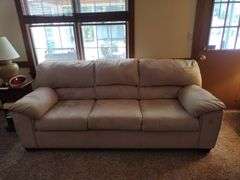 Upholstered Couch Approx 89"x37" Needs Spot Cleaned