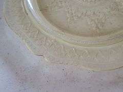 Vintage Federal Glass Patrician Spoke Plate