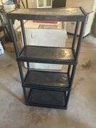 Plastic shelves