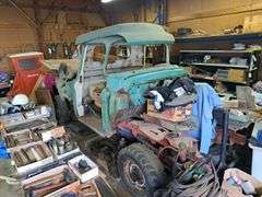 1955 Chevrolet Pick-Up Truck with Factory 4wd, Project