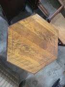 Antique Octagon Side Table- Approx 30" x 30" Tall