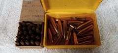 45 pcs 30 caliber SP and HP bullets