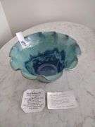 Hand-Thrown Pottery Bread Baking Bowl Approx 10"x6"