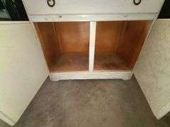 Vintage Hoosier One-Piece Hutch, Approx. 68x16x31