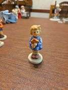 4 Goebel Figurines- Pigtails-First Mate-I Brought You A Gift-Flower Girl