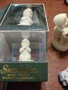 6 Snow Babies Figures Some w/Boxes, 3 Ceramic Figurines