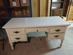 Wooden Desk Approx 57"x29"x24"