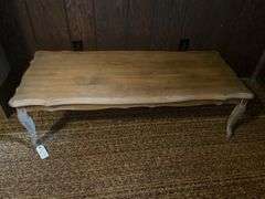 2 Wooden End Tables Approx 20"x21"x28" Tables Only No Contents, Matching Coffee Table In Basement ( 3 pcs)