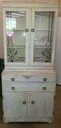 Vintage Hoosier One-Piece Hutch, Approx. 68x16x31
