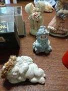 6 Snow Babies Figures Some w/Boxes, 3 Ceramic Figurines