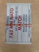 5-20 rnd box Lake City Match (7.62x51)