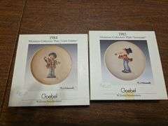 2 Goebel Miniature Plates