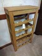 Wooden Wine Rack Approx 22"x39"x11" (20 Bottles)