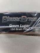 50 round box CCI Blazer 9mm