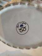 Pope Gosser Cream & Sugar Dishes, Royal Garden Teapot, & 4 Piece Porcelain Napkin Holders