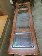 Sofa Table W/ Glass Inserts (Approx 53: x 17" x 27" Tall