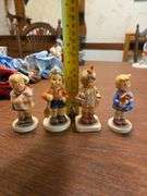 4 Goebel Figurines- Pigtails-First Mate-I Brought You A Gift-Flower Girl
