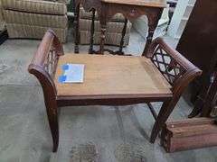 Bedroom Bench Approx 27" x 16" x 17" - Needs New Top