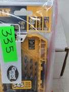 New set of 14" DeWalt Black & Gold drill bits