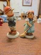 2 Goebel Figurines-March Winds-Little Sweeper