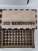 2 home made wooden ammo boxes (223)