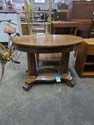 Oval Table W/ Drawer- Approx 38" x 24" x 29" Tall (Has Some Marks)