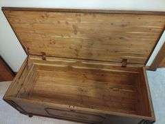 Antique Cedar Chest Approx 44"x20"x19"